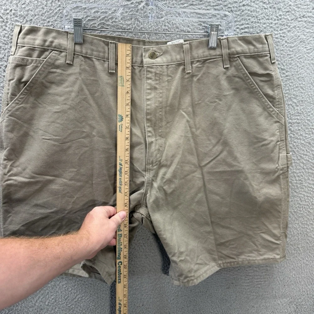 Carhartt Shorts Mens 44 Tan Carpenter Workwear Grunge Made In USA B25 DES Y2K